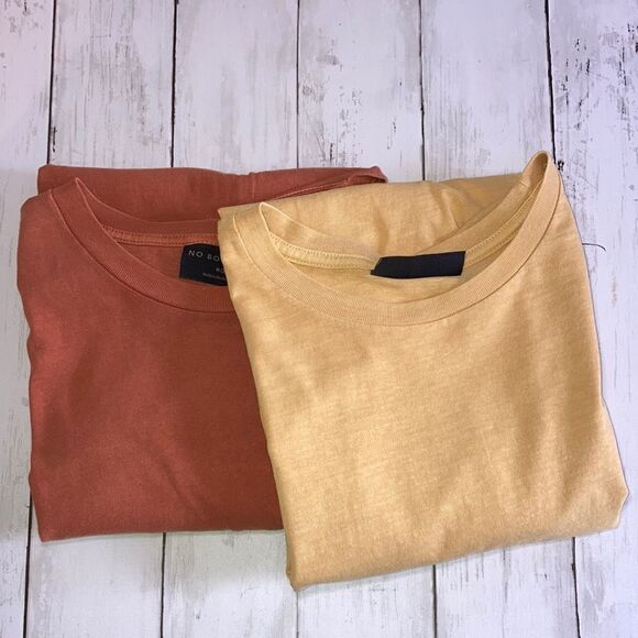 Men’s Crew Neck Cotton Short Sleeve T-Shirts 2-Pack Size S - Picture 1 of 6